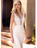 Sexy Ivory Lace Tulle Long Train Wedding Dress Sexy Ivory Lace Tulle Long Train Wedding Dress